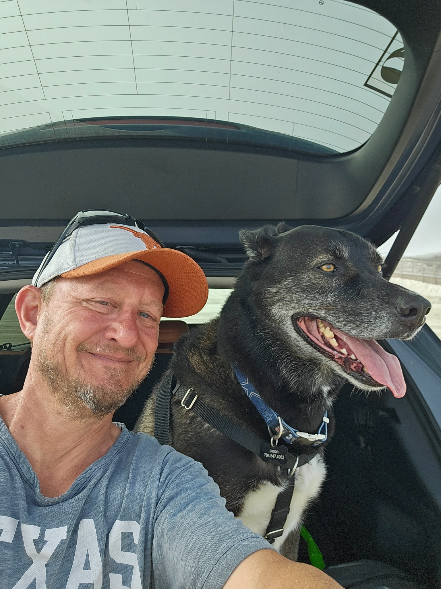Jason Luethye with Zeke